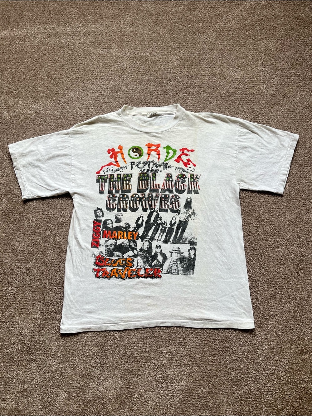 VTG ‘95 HORDE Music Festival Tour White Band Tee